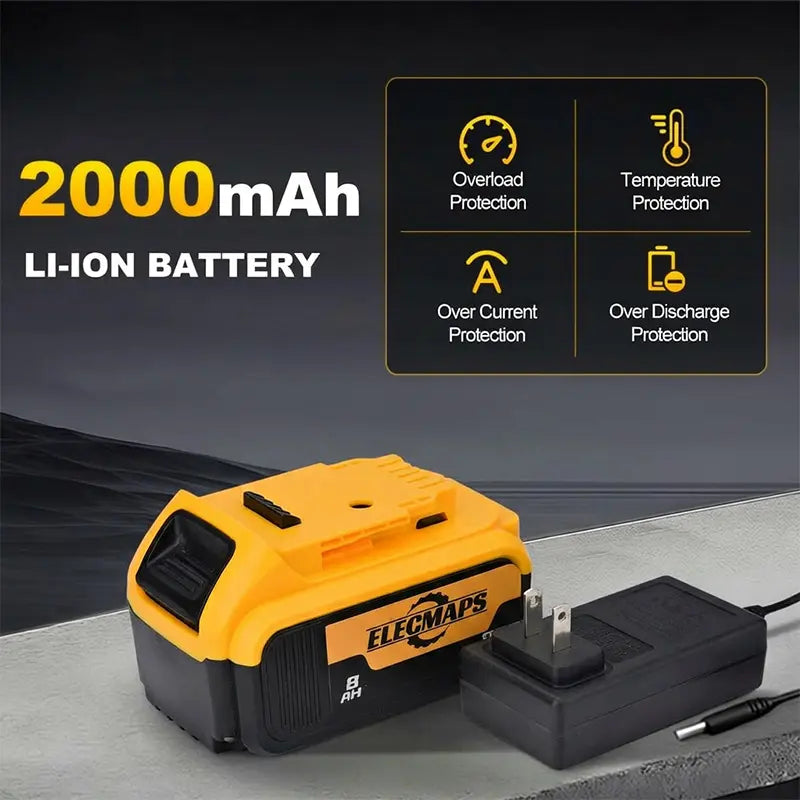 20V Cordless High-Torque Impact Wrench - 450N, 3000 RPM, Brushless Motor, 450 Lb. Tool Only (Battery Not Included) for Heavy Machinery and Automotive Repair