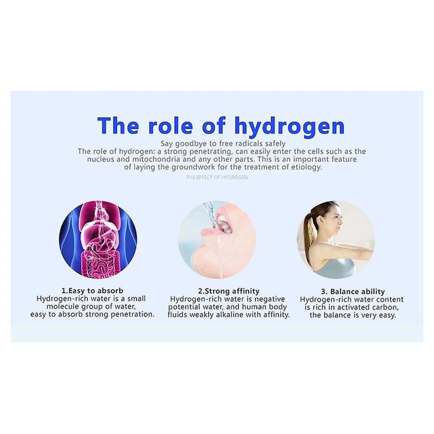 Portable Hydrogen Water Generator and Purifier - 360ml USB Hydrogen Water Ionizer Machine