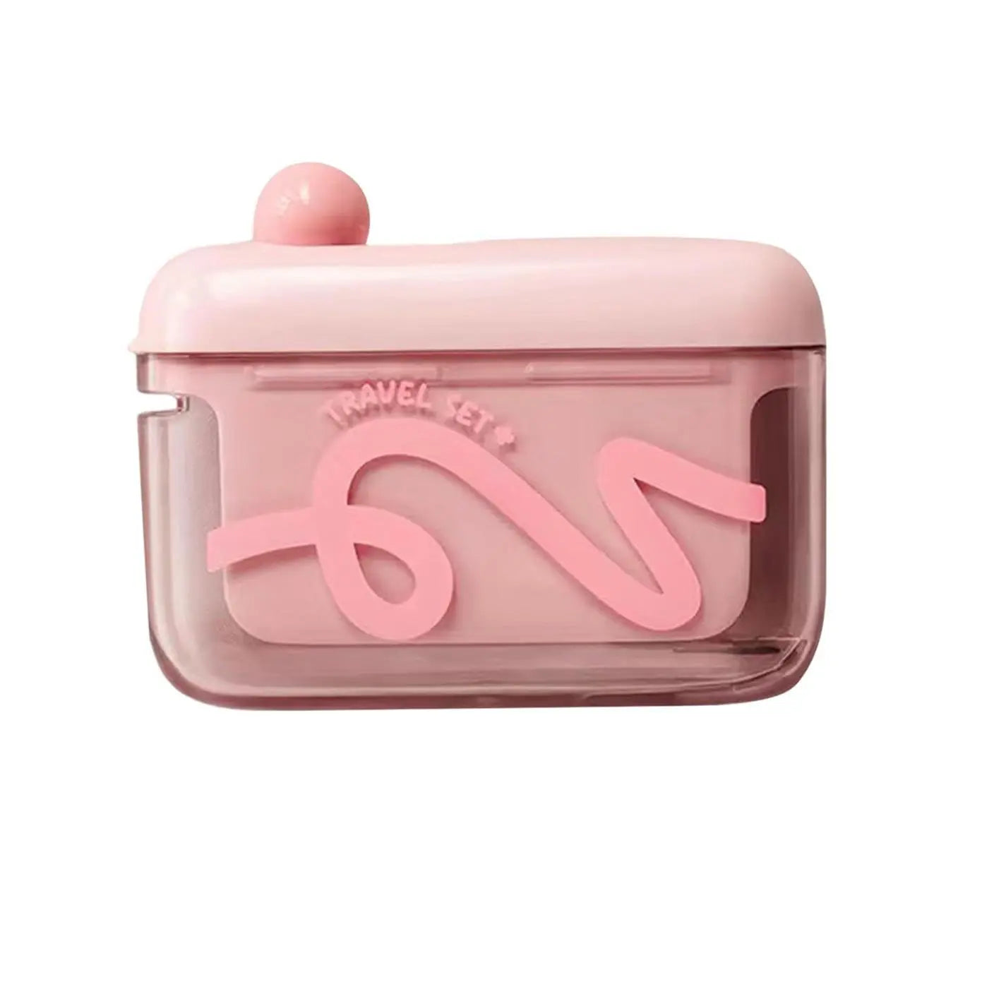 Travel-Sized Storage Case - Features an Automatic Pop-Up Dispenser, Portable and Refillable, Perfect for Oral Care at Home, in Restaurants, and While Traveling. Oral Hygiene Kit Oral Care Tools