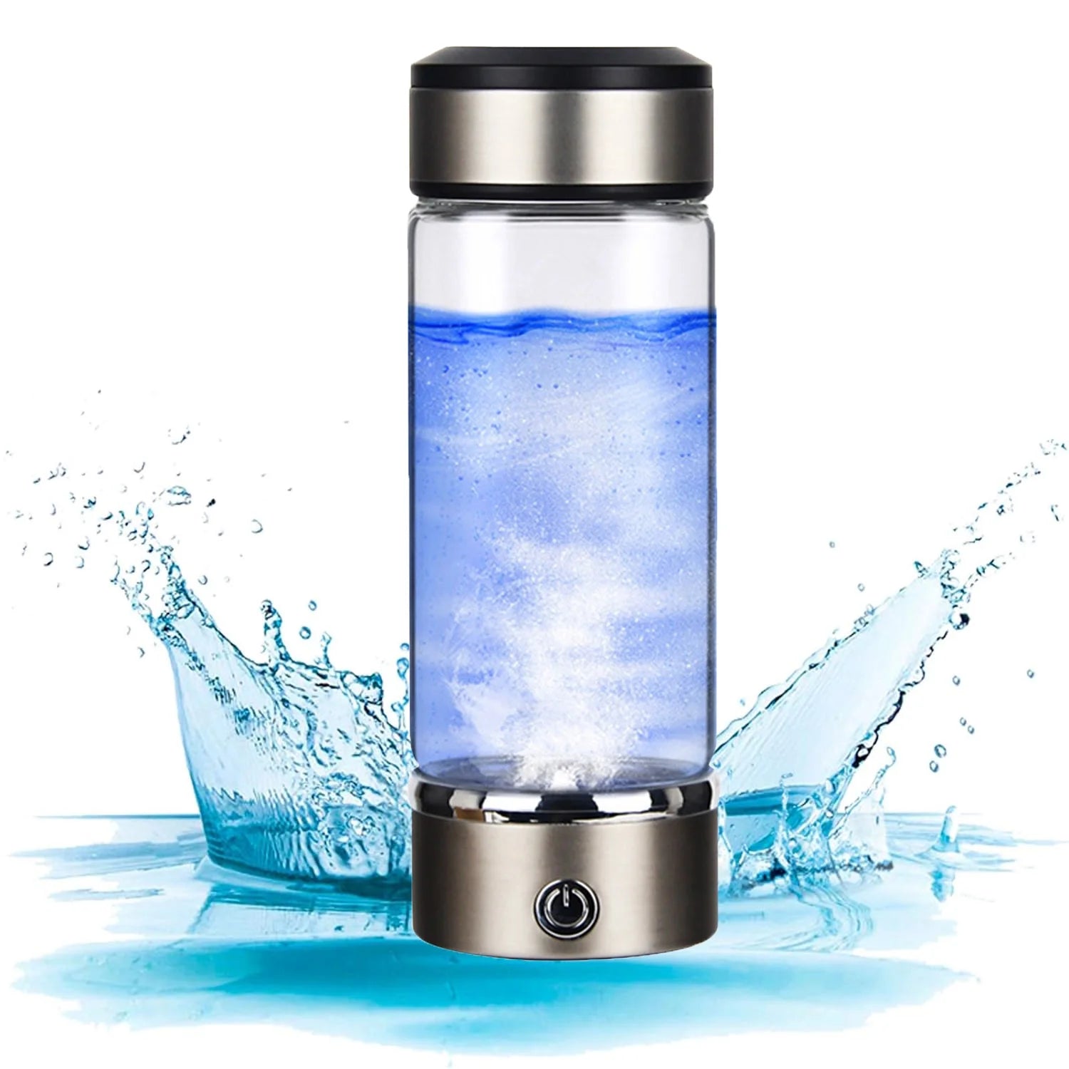 Portable Hydrogen Water Generator and Purifier - 360ml USB Hydrogen Water Ionizer Machine