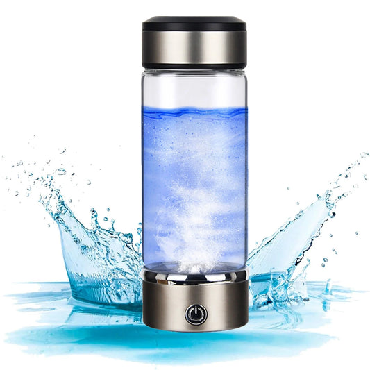 Portable Hydrogen Water Generator and Purifier - 360ml USB Hydrogen Water Ionizer Machine
